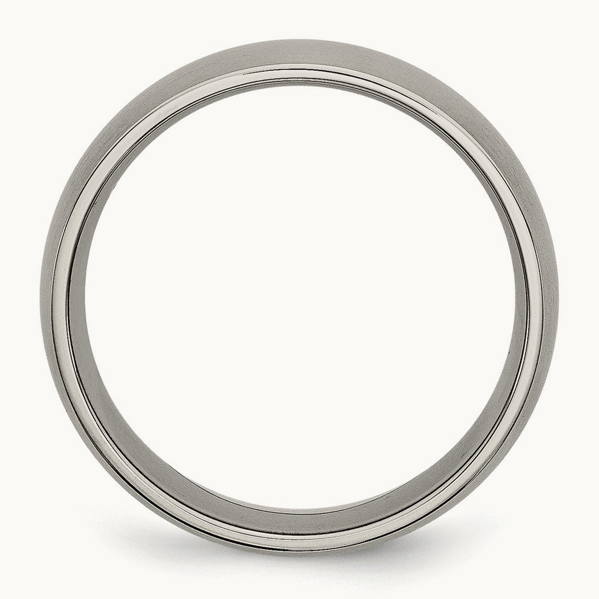Brushed Half Round Band — 7mm