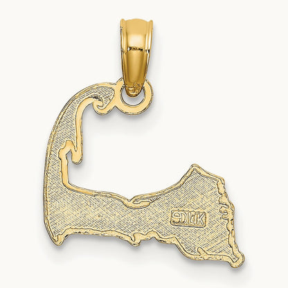 CAPE COD Map Charm — 16.45mm