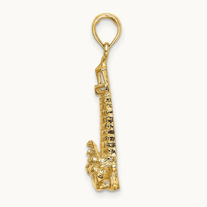 Lighthouse W/ Wave Charm, 14K