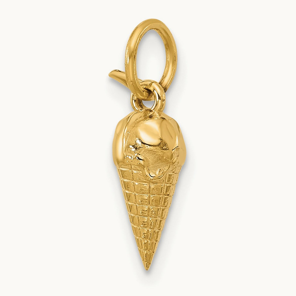 Fancy Ice Cream Cone, 14K