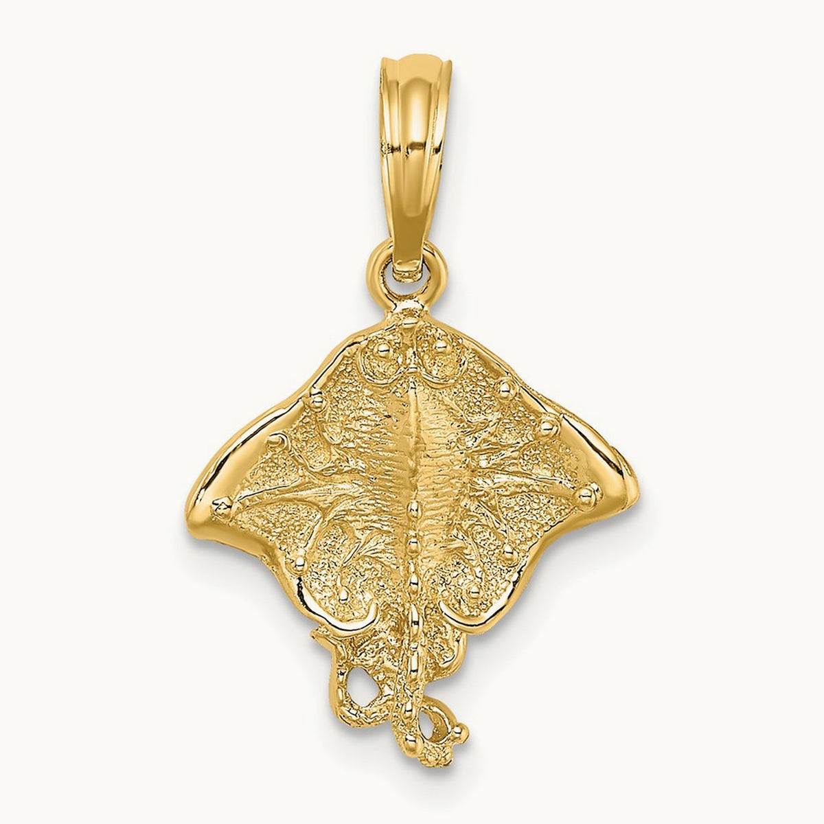Stingray Charm, 14K