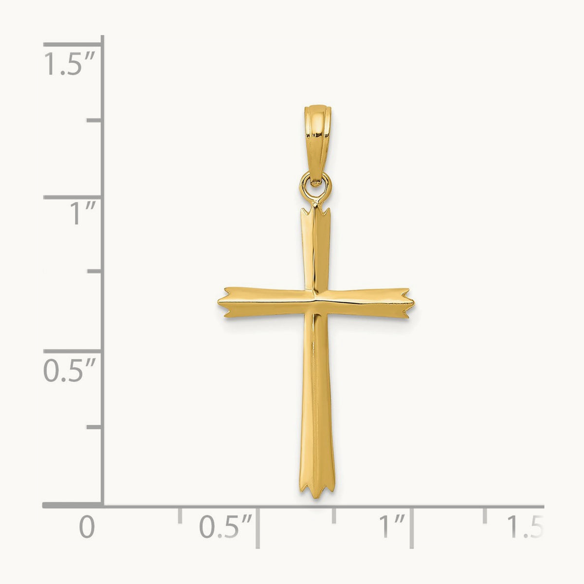 Cross Pendant, 14K