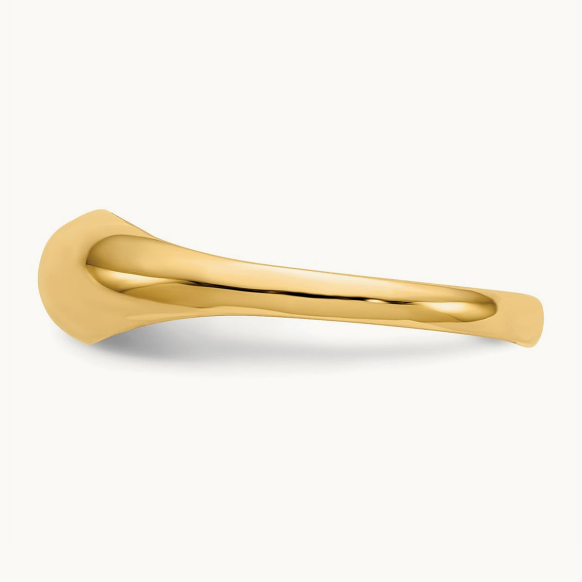 Childs Polished Dome Ring, 14K