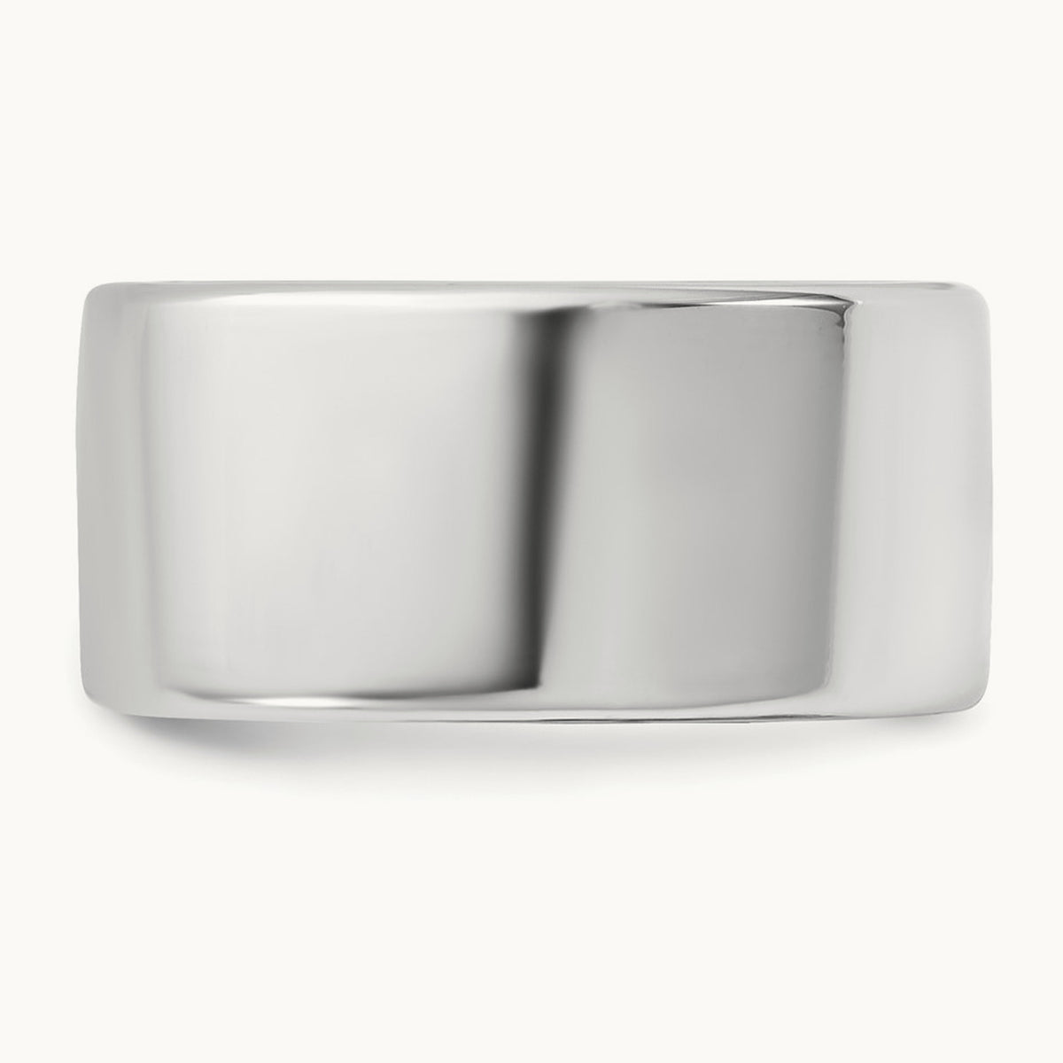 European Comfort Fit Band — 14K White Gold, 10mm