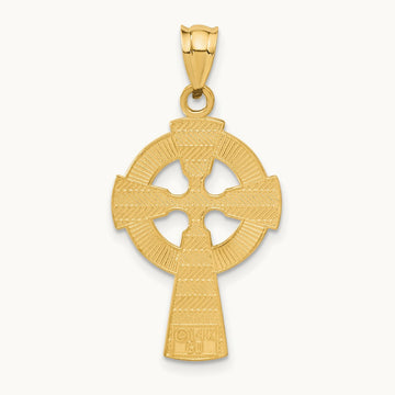 Celtic Cross Pendant, 14K