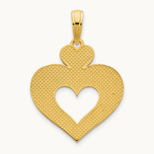 Cut Out Heart Pendant — photo set