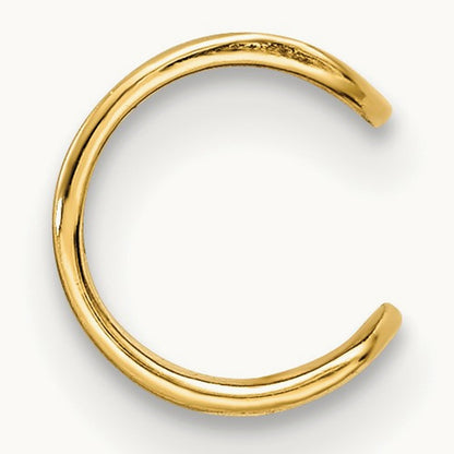 Polished Single Ear Cuff, 14K