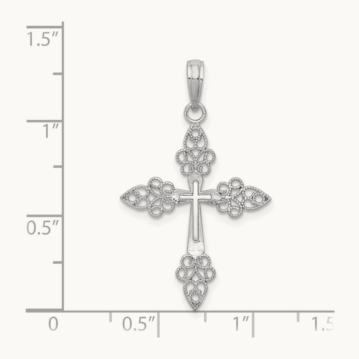 Filigree Cross Pendant — photo set