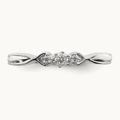 Petite Engagement Ring, 0.10 ct tw Lab-Grown Diamond