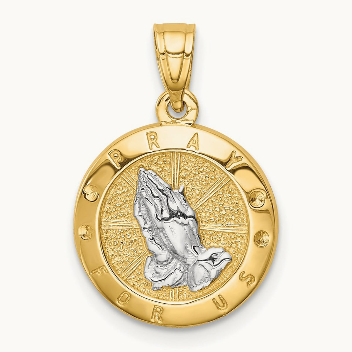 w/ Praying Hands Pendant — photo set