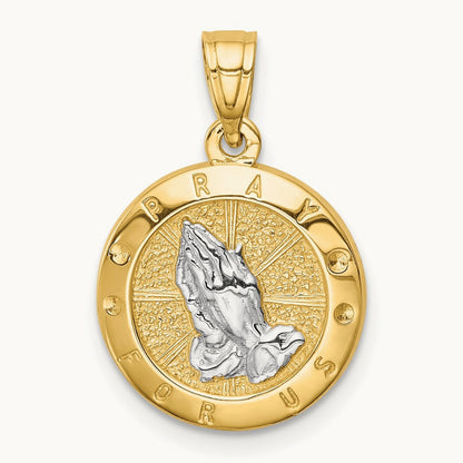 w/ Praying Hands Pendant — photo set