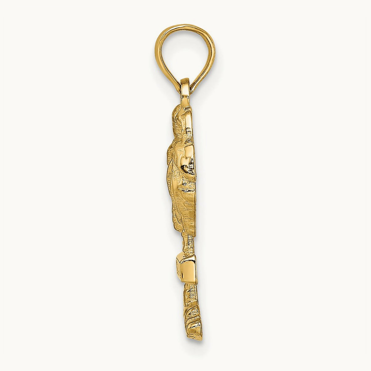 2-D ST. MARTIN On Palm Tree Charm, 14K