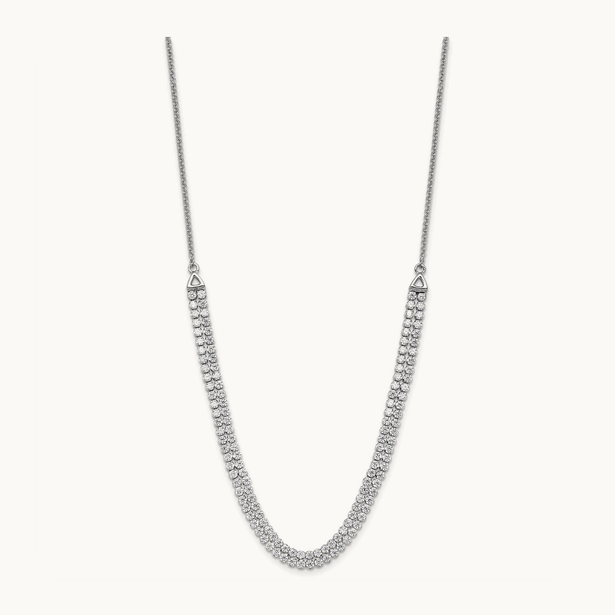 Adjustable Tennis Bolo Necklace, 3.25 ct tw Lab-Grown Diamond