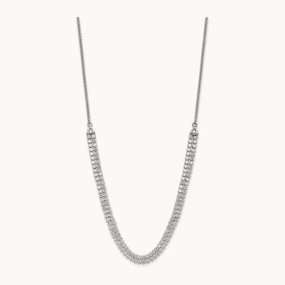Adjustable Tennis Bolo Necklace, 3.25 ct tw Lab-Grown Diamond