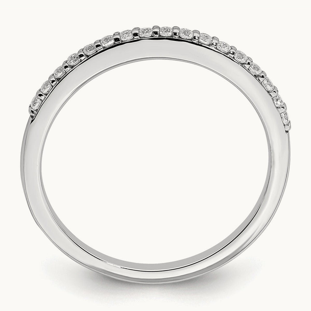 Diamond Band, 14K White Gold