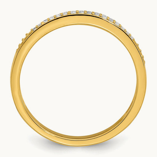 Complete Diamond Band, 10K Yellow Gold