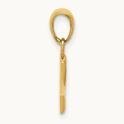 Ichthus Fish Pendant — 14K Yellow Gold