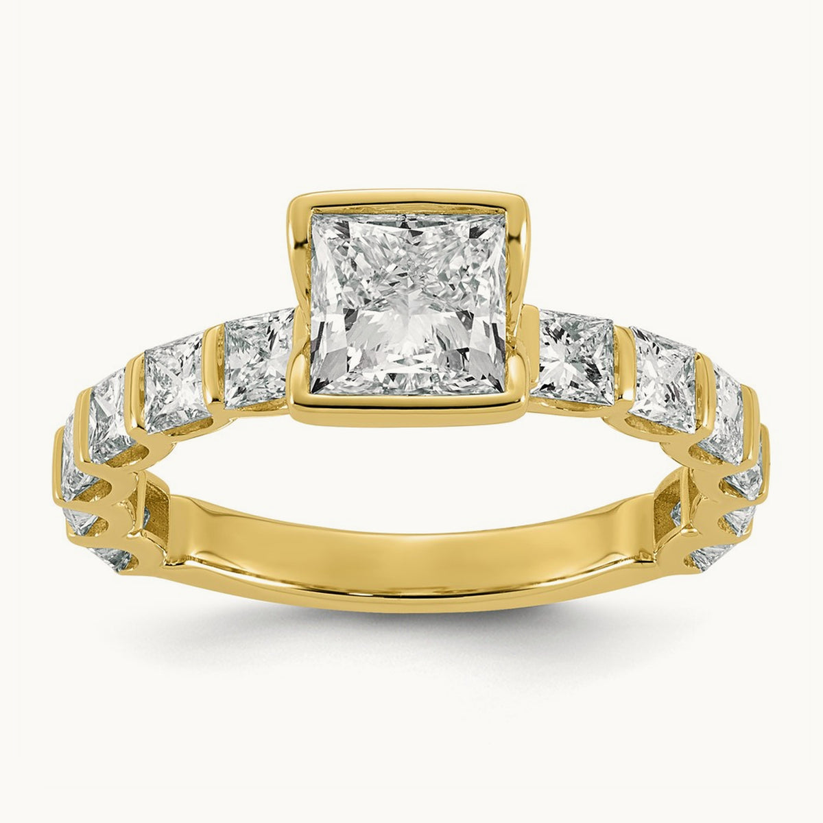 Princess Center Engagement Ring, 0.50 ct tw Lab-Grown Diamond