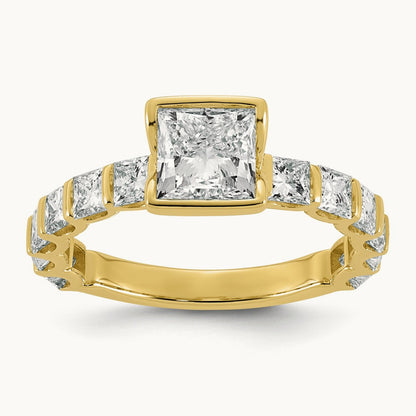 Princess Center Engagement Ring, 0.50 ct tw Lab-Grown Diamond