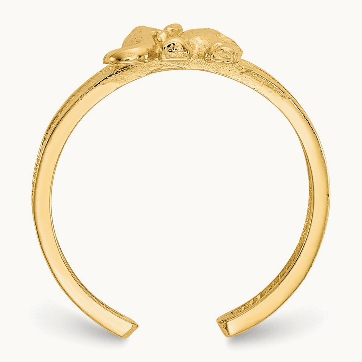 Elephant Toe Ring, 14K