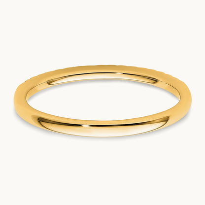 Diamond Wedding Band, 0.10 ct tw, 14K Gold — 14K Yellow Gold