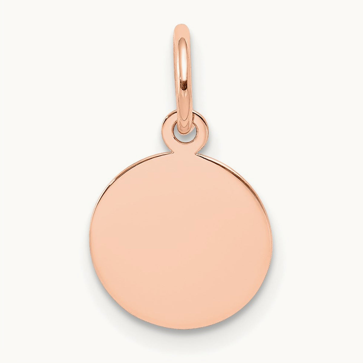 Plain .027 Gauge Circular Engraveable Disc Charm — 16mm