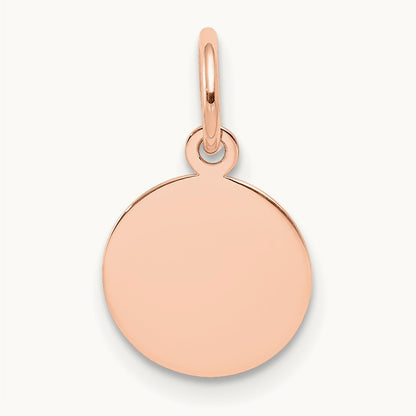 Plain .027 Gauge Circular Engraveable Disc Charm — 16mm