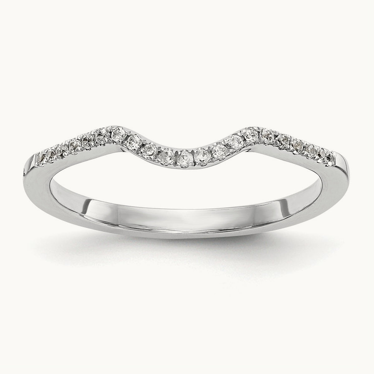 Diamond Band, 14K White Gold