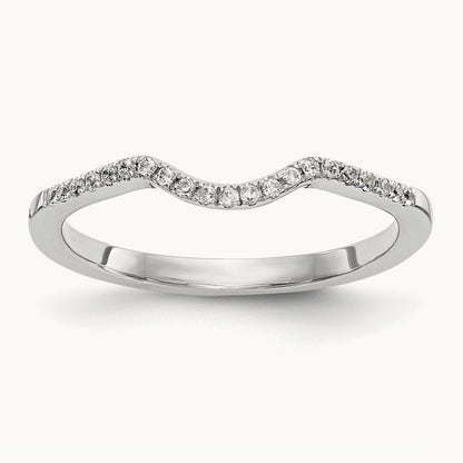Diamond Band, 14K White Gold