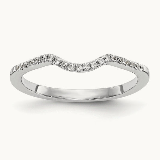 Diamond Band, 14K White Gold