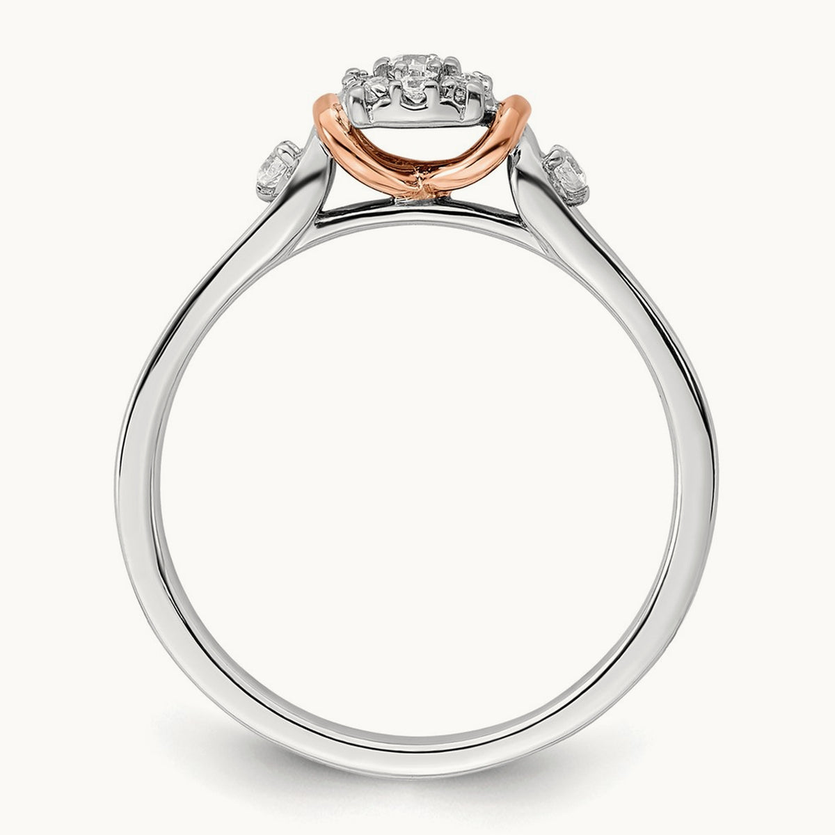 Petite Engagement Ring, 0.15 ct tw Lab-Grown Diamond