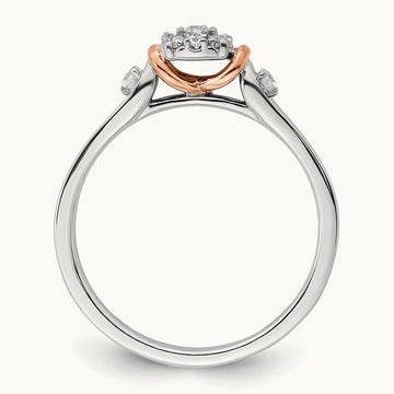 Petite Engagement Ring, 0.15 ct tw Lab-Grown Diamond