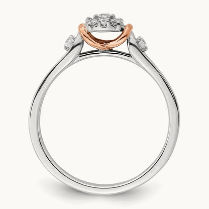 Petite Engagement Ring, 0.15 ct tw Lab-Grown Diamond