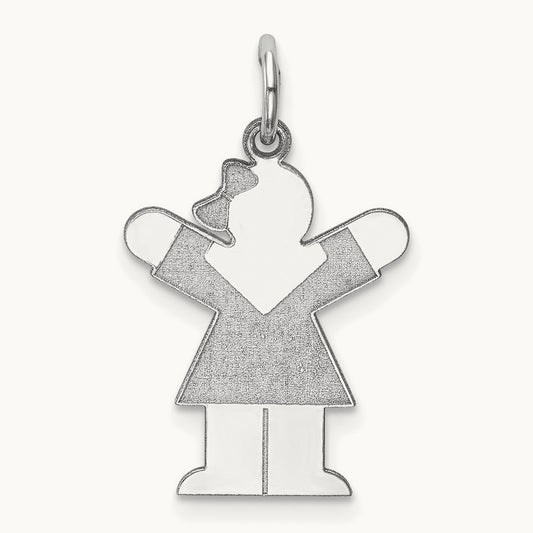 Kid Charm, 14K White Gold