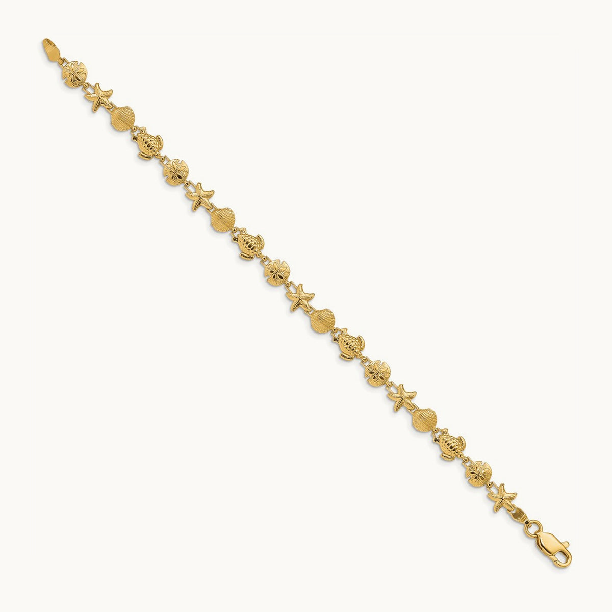 Sea Life Bracelet, 14K