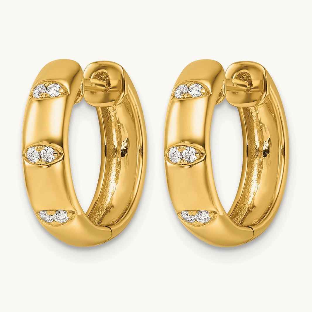 Gold Hoop Earrings in 14K Gold | Point West Pavilion