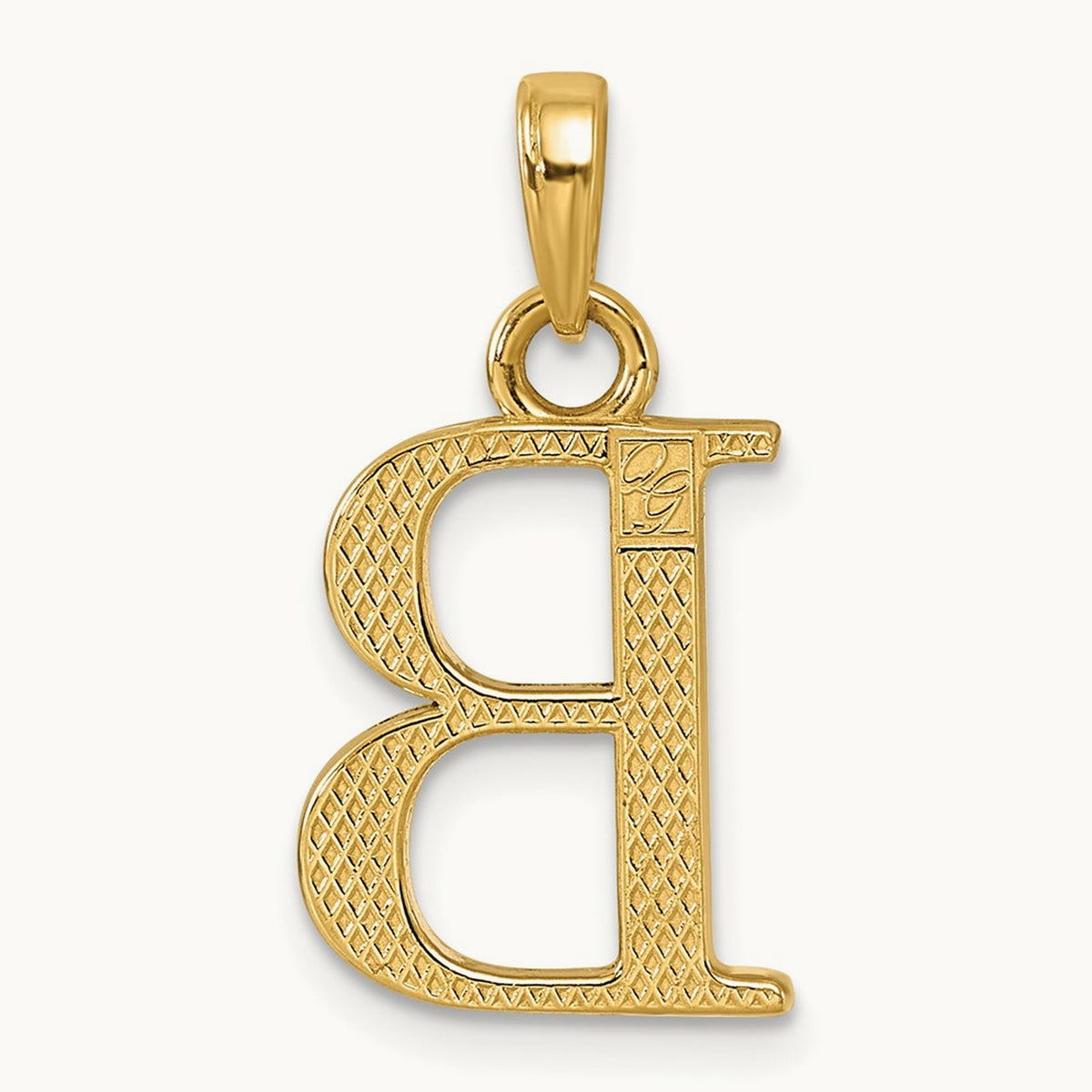 Initial Pendant, 14K
