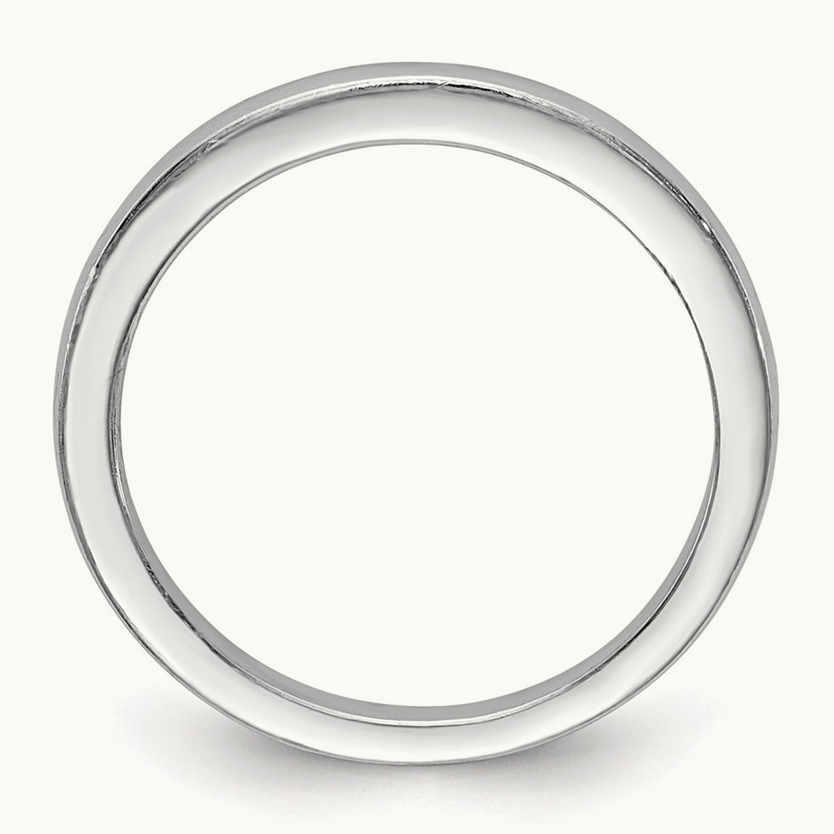 Polished Wedding Band, 14K White Gold