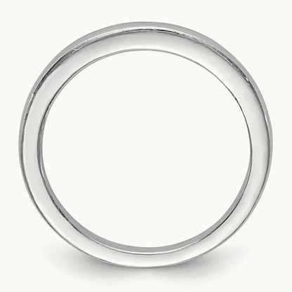 Polished Wedding Band, 14K White Gold