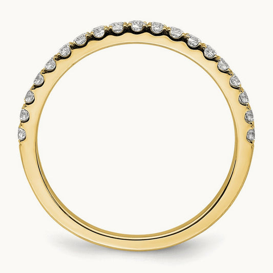 Scalloped Pavé Band — 7