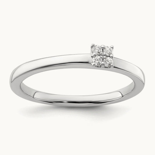 Promise Band, 0.05 ct tw Lab-Grown Diamond