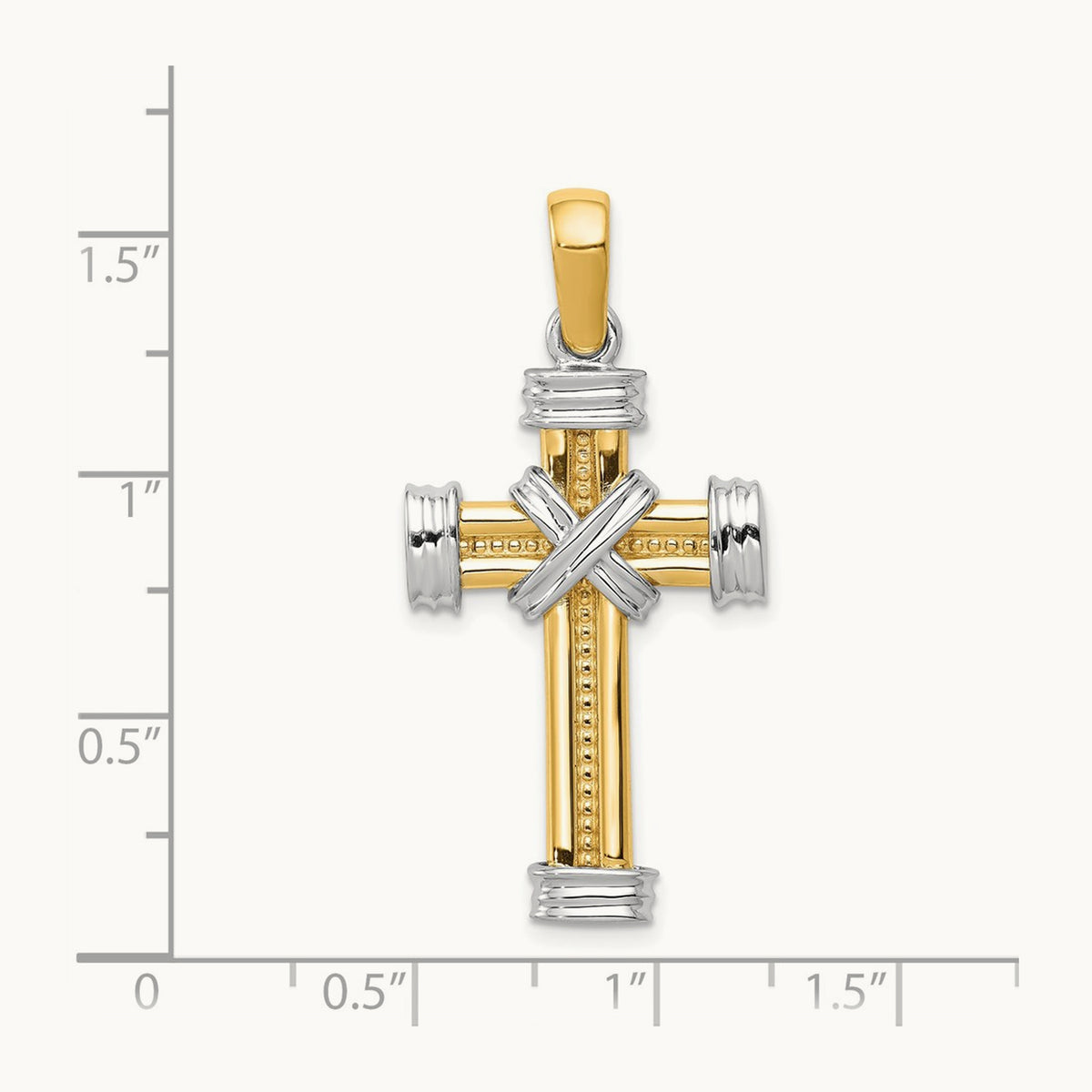 Latin Cross Pendant — 39mm