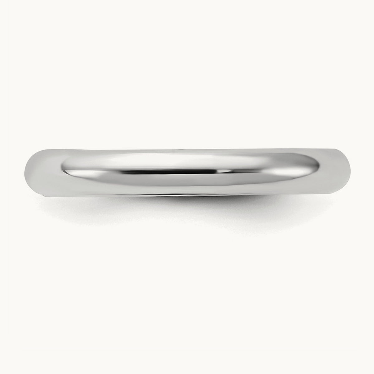 Rhodium-plated Comfort Fit Band — photo set (4)