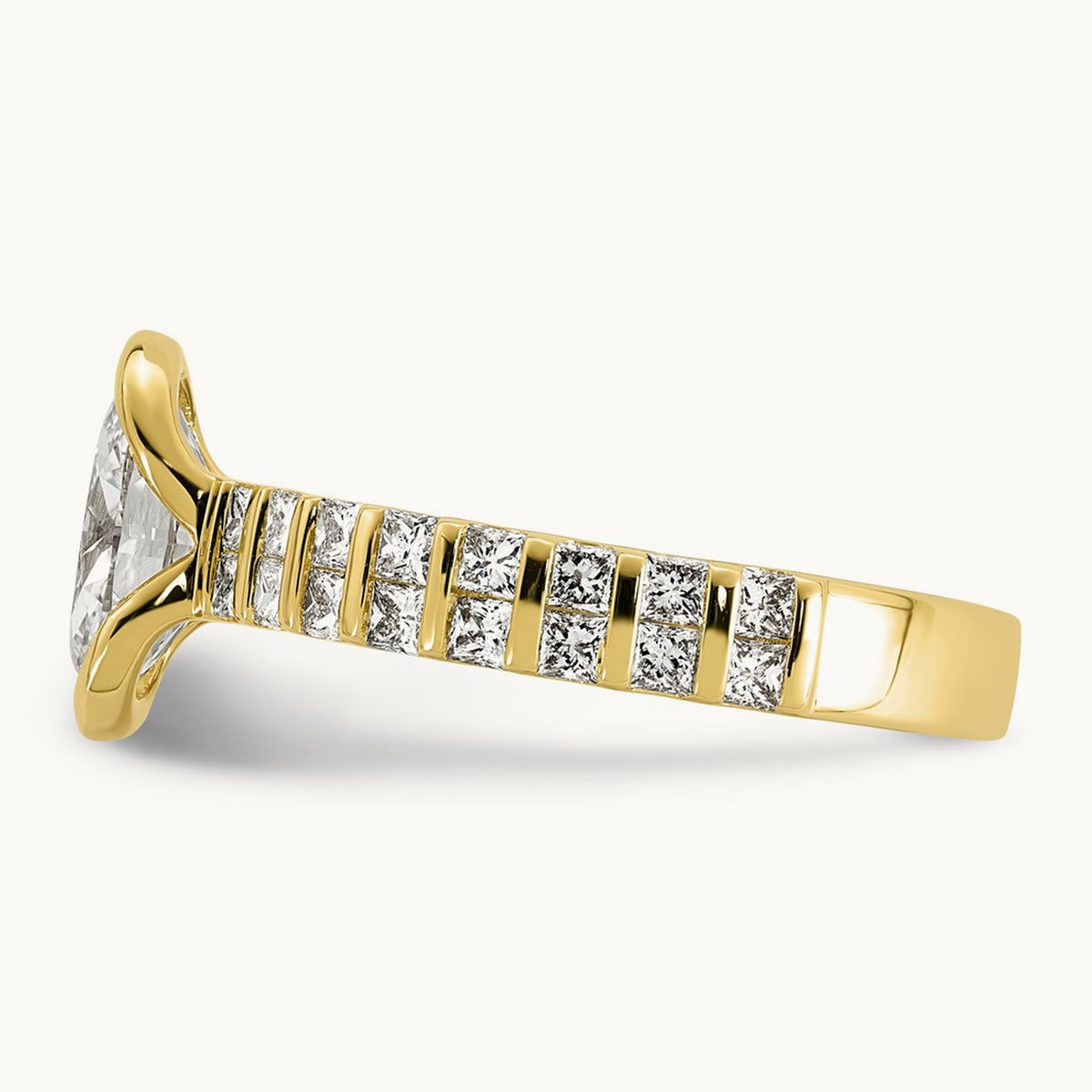 Oval Center Ring, 2.50 ct tw Lab-Grown Diamond