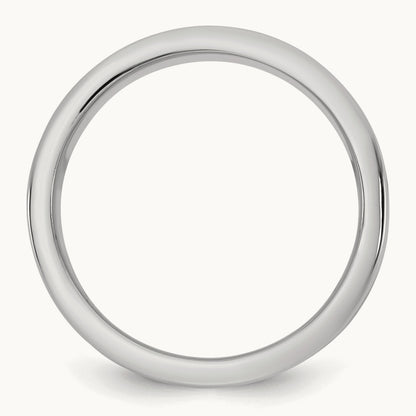W/Y Step Up Flat Edge Wedding Band, 8mm, 14K Two-tone