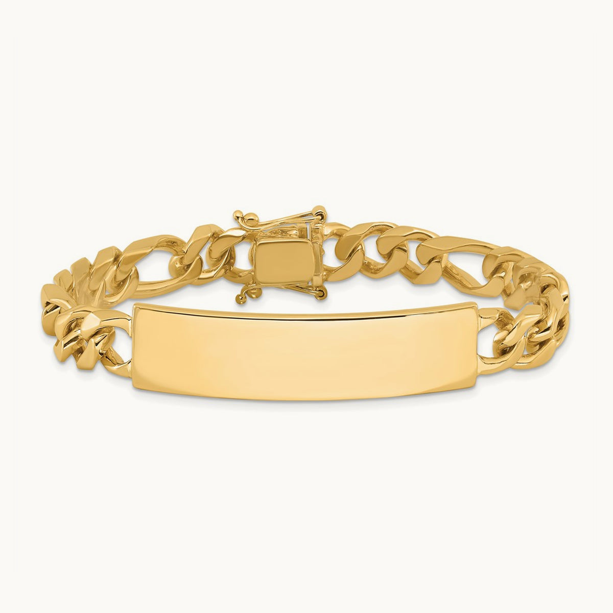 Figaro ID Bracelet, 14K
