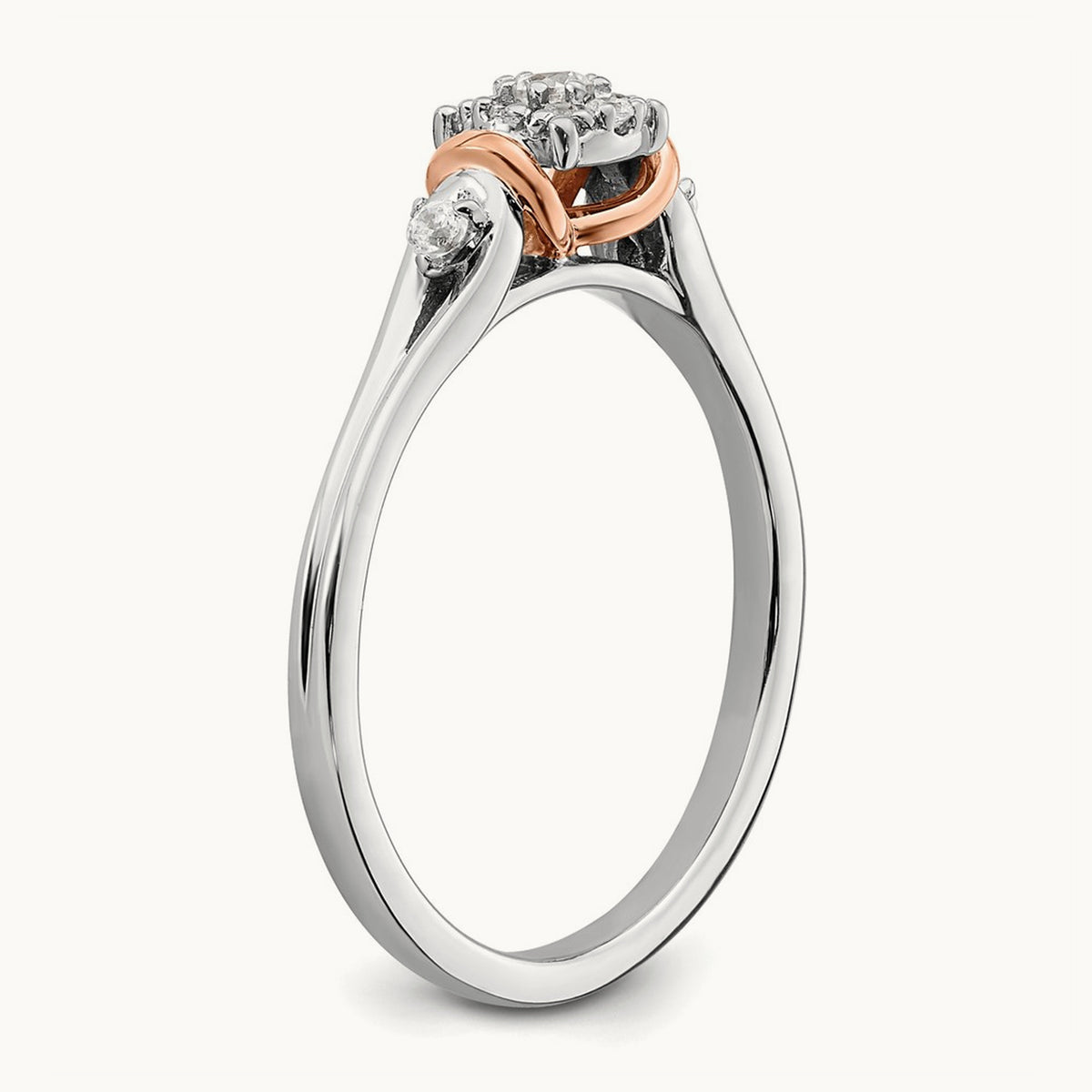 Petite Engagement Ring, 0.15 ct tw Lab-Grown Diamond