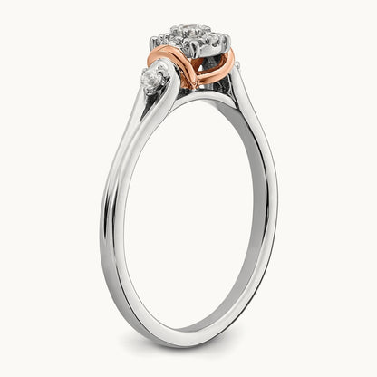 Petite Engagement Ring, 0.15 ct tw Lab-Grown Diamond