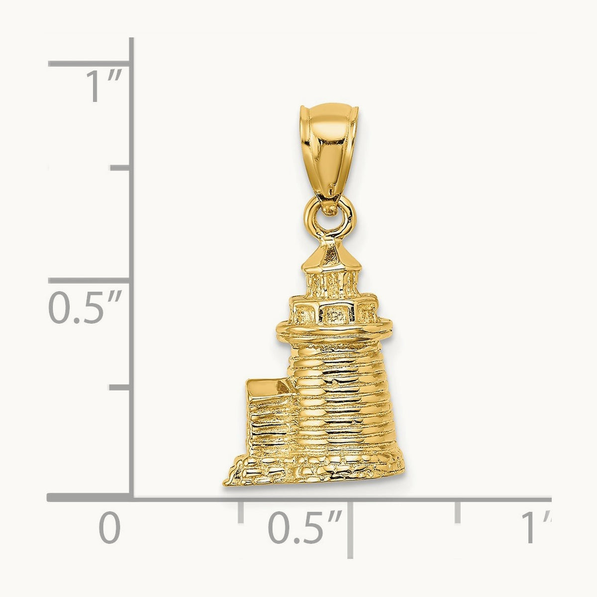 3-D Brant Point Lighthouse Nantucket Harbor — 21.53mm