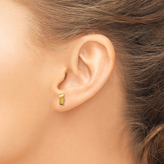 Polished Fancy Post Earrings — Leslie's — photo set
